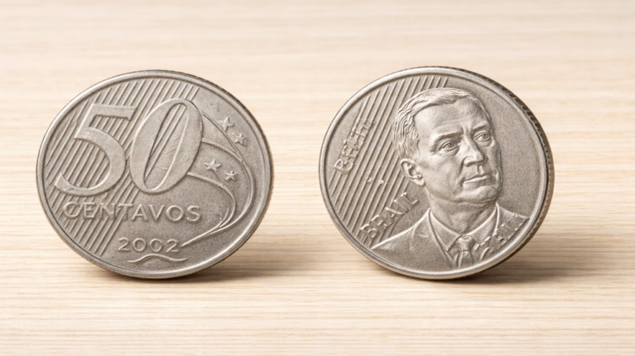 MOEDA DE 50 CENTAVOS RARA PODE VALER ATÉ R$ 200